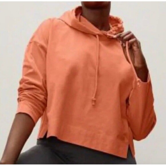 Everlane Tops - Everlane Women's 100% Organic Cotton Retro Jersey Drawstring Hoodie Sweatshirt L